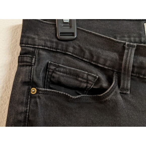 Women's Frame Denim Le Skinny de Jeanne in Film Noir (Black) Size 30 X 29 - Picture 9 of 16